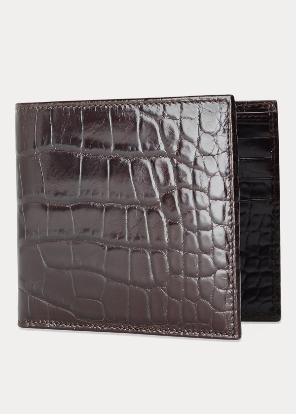 Men's Ralph Lauren Alligator Hipster Wallet | 073218ESH